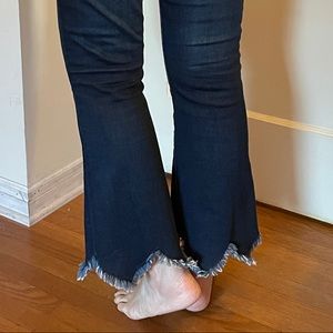 FRAME jeans with flared hem
